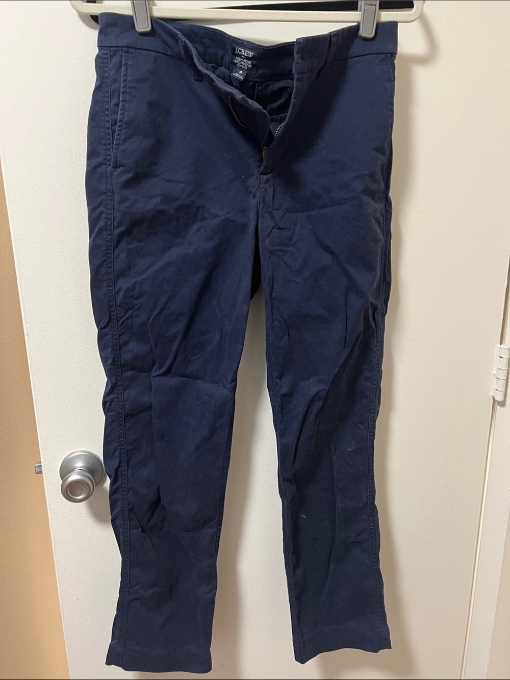 J. Crew Navy Stretch Chino Pants